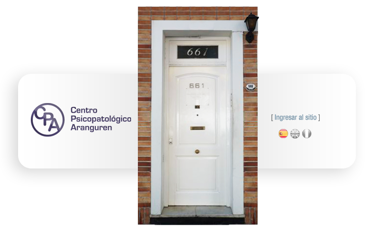Bienvenidos Centro Psicopatologico Aranguren